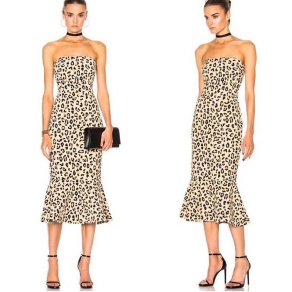 Cinq a Sept Luna Leopard Dress